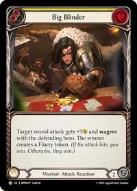 Big Blinder (Yellow) - Mastery Pack Warrior - Flesh and Blood TCG card