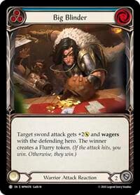 Big Blinder (Blue) - Mastery Pack Warrior - Flesh and Blood TCG card