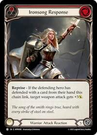 Ironsong Response (Red) - Mastery Pack Warrior - Flesh and Blood TCG card
