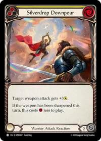 Silverdrop Downpour (Yellow) - Mastery Pack Warrior - Flesh and Blood TCG card
