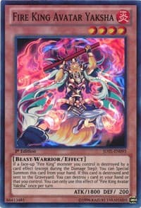 Fire King Avatar Yaksha - Judgment of the Light - YuGiOh card