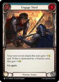 Engage Steel (Blue) - Mastery Pack Warrior - Flesh and Blood TCG card