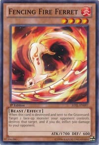 Fencing Fire Ferret - Judgment of the Light - YuGiOh card