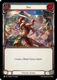 Jive (Blue) - Mastery Pack Warrior - Flesh and Blood TCG card