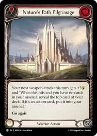Nature's Path Pilgrimage (Red) - Mastery Pack Warrior - Flesh and Blood TCG card