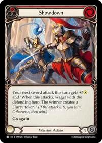 Showdown (Red) - Mastery Pack Warrior - Flesh and Blood TCG card