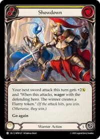 Showdown (Yellow) - Mastery Pack Warrior - Flesh and Blood TCG card