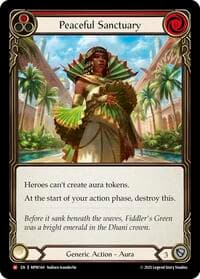 Peaceful Sanctuary (Red) - Mastery Pack Warrior - Flesh and Blood TCG card
