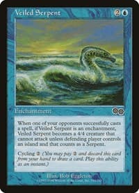 Veiled Serpent - Urza's Saga - Magic: The Gathering card