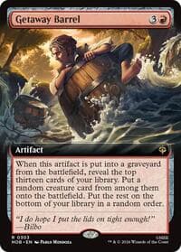 Getaway Barrel (Extended Art) - The Hobbit - Magic: The Gathering card
