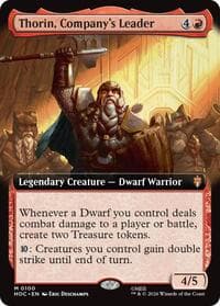 Thorin, Company's Leader (Extended Art) - The Hobbit: Eternal-Legal - Magic: The Gathering card