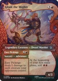 Gloin the Mighty (Showcase) (Surge Foil) - The Hobbit - Magic: The Gathering card
