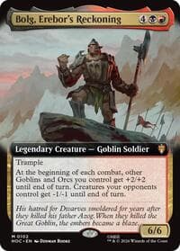 Bolg, Erebor's Reckoning (Extended Art) - The Hobbit: Eternal-Legal - Magic: The Gathering card