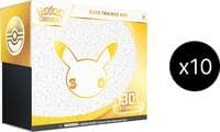 30th Celebration Elite Trainer Box Case - ME: 30th Celebration - Pokemon card