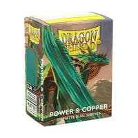 Dragon Shield Dual Matte Standard Sleeves - Power & Copper (100-Pack) - Dragon Shield Card Sleeves - Card Sleeves card