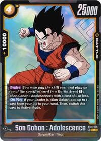 Son Gohan : Adolescence - ST01-046 - Story Booster 01 - Dragon Ball Super: Fusion World card