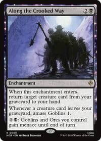 Along the Crooked Way - The Hobbit - Magic: The Gathering card