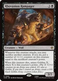 Rhovanion Rampager - The Hobbit - Magic: The Gathering card