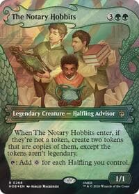 The Notary Hobbits (Showcase) (Surge Foil) - The Hobbit - Magic: The Gathering card