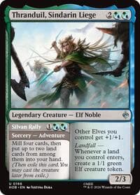 Thranduil, Sindarin Liege - The Hobbit - Magic: The Gathering card