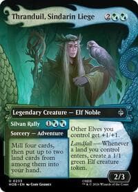Thranduil, Sindarin Liege (Showcase) - The Hobbit - Magic: The Gathering card
