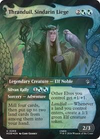 Thranduil, Sindarin Liege (Showcase) (Surge Foil) - The Hobbit - Magic: The Gathering card