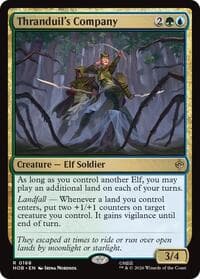 Thranduil's Company - The Hobbit - Magic: The Gathering card
