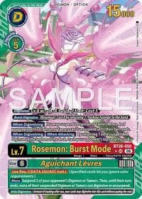 Rosemon: Burst Mode // Aguichant Levres (Alternate Art) - Timeless Bonds - Digimon Card Game card