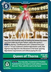 Queen of Thorns - Timeless Bonds - Digimon Card Game card