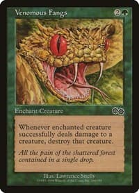 Venomous Fangs - Urza's Saga - Magic: The Gathering card