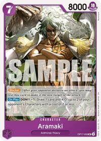 Aramaki - The World's Strongest Warriors - One Piece Card Game card