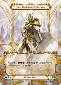 Hala, Bladesaint of the Vow (Marvel) - Mastery Pack Warrior - Flesh and Blood TCG card