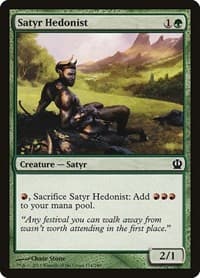 Satyr Hedonist - Theros - Magic: The Gathering card