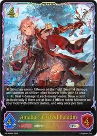 Amalia, Luxsteel Paladin - PR-404EN - Shadowverse: Evolve Promo Cards - Shadowverse: Evolve card