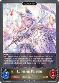 Lunerian Paladin (Evolved) - PR-411EN - Shadowverse: Evolve Promo Cards - Shadowverse: Evolve card
