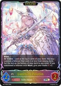 Lunerian Paladin (Evolved) - PR-418EN - Shadowverse: Evolve Promo Cards - Shadowverse: Evolve card
