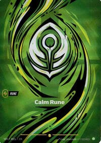 Calm Rune (R02a) - Vendetta - Riftbound: League of Legends Trading Card Game card