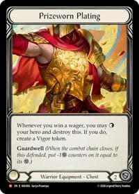 Prizeworn Plating - Armory Deck: Olympia - Flesh and Blood TCG card