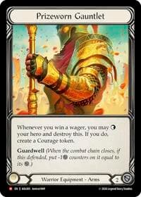 Prizeworn Gauntlet - Armory Deck: Olympia - Flesh and Blood TCG card