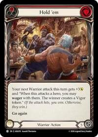 Hold 'em (Red) - Armory Deck: Olympia - Flesh and Blood TCG card