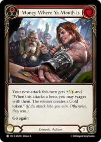 Money Where Ya Mouth Is (Red) - Armory Deck: Olympia - Flesh and Blood TCG card