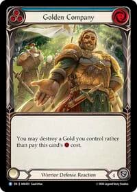 Golden Company (Blue) - Armory Deck: Olympia - Flesh and Blood TCG card
