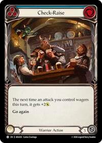 Check-Raise (Blue) - Armory Deck: Olympia - Flesh and Blood TCG card