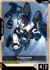 Tallgeese (T-005) Token (WCS 26-27 Participation Pack Vol.2) - Gundam Promotional Cards - Gundam Card Game card