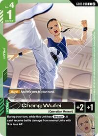 Chang Wufei (WCS 26-27 Participation Pack Vol.2) - Gundam Promotional Cards - Gundam Card Game card