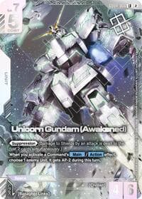 Unicorn Gundam (Awakened) (Newtype Challenge 2026 Mission 4) - Gundam Promotional Cards - Gundam Card Game card