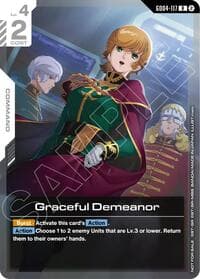 Graceful Demeanor (Newtype Challenge 2026 Mission 4) - Gundam Promotional Cards - Gundam Card Game card