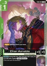 Char Aznable (World Championship Regionals 26-27 Season 2) - Gundam Promotional Cards - Gundam Card Game card