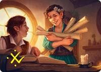 Belladonna Took Art Card (Gold-Stamped Signature) - Art Series: The Hobbit - Magic: The Gathering card