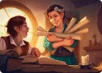 Belladonna Took Art Card - Art Series: The Hobbit - Magic: The Gathering card